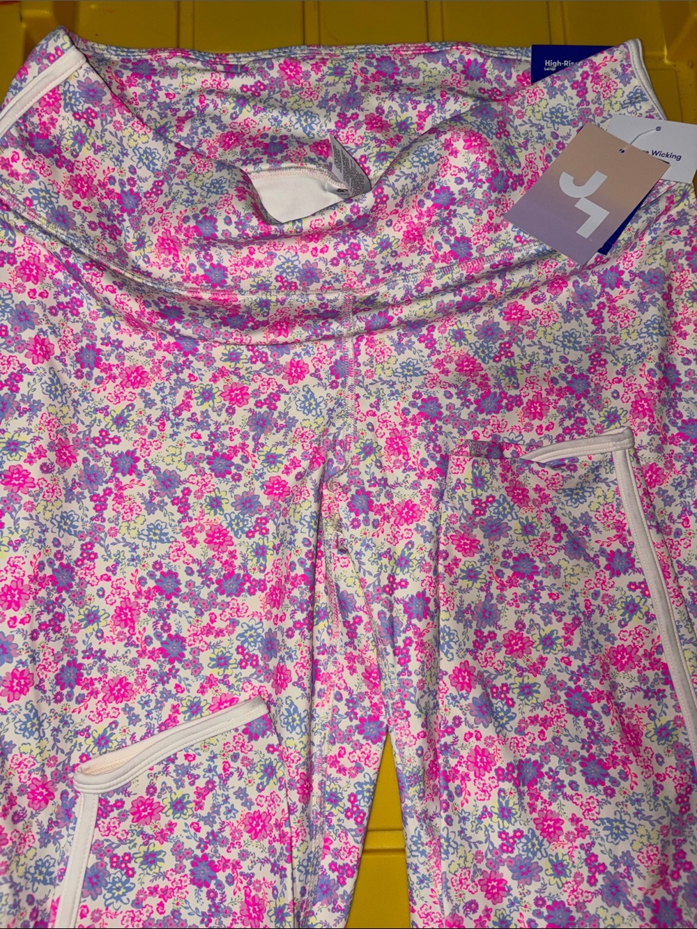 High-Rise Floral Active Jacket - Pink Joy Lab
